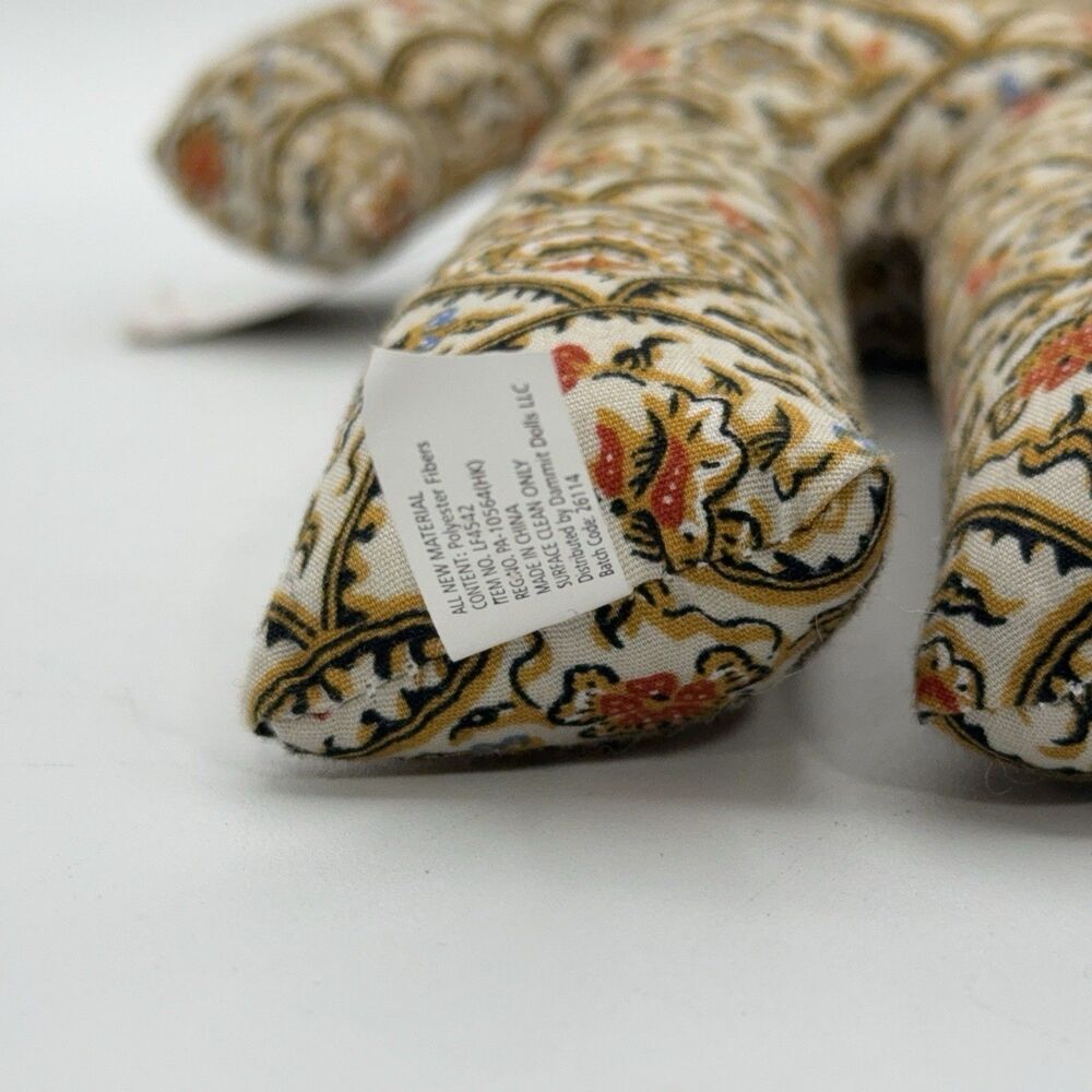 Dammit Doll Stress Relief Gag Gift Plush Paisley Floral Pattern New With Tags - Picture 9 of 11